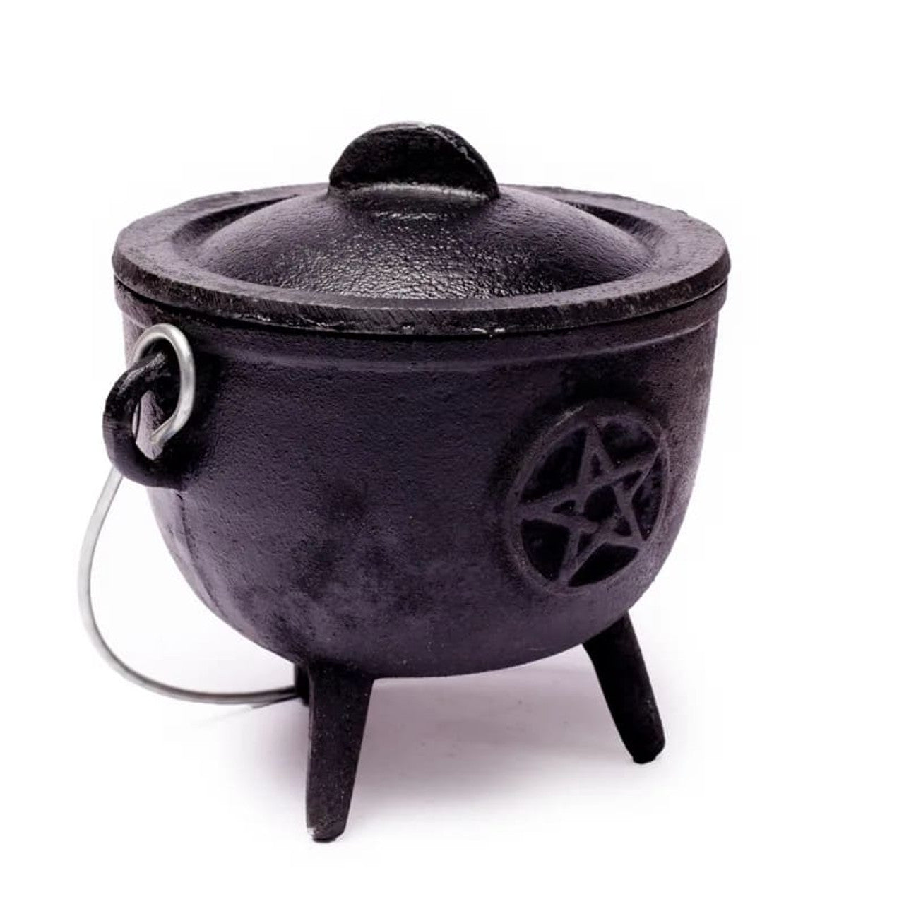 Støpejernsgryte med pentagram