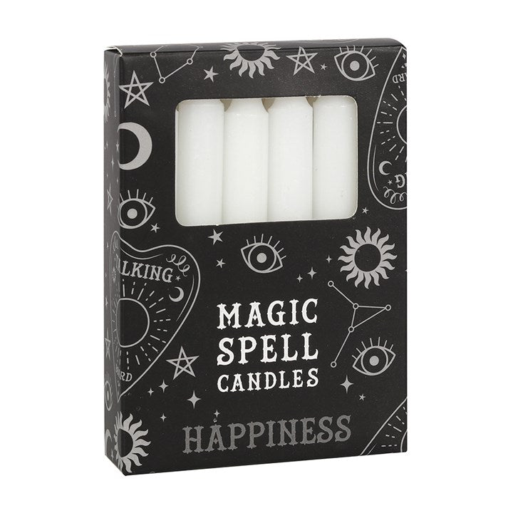 Spell candles - hvit