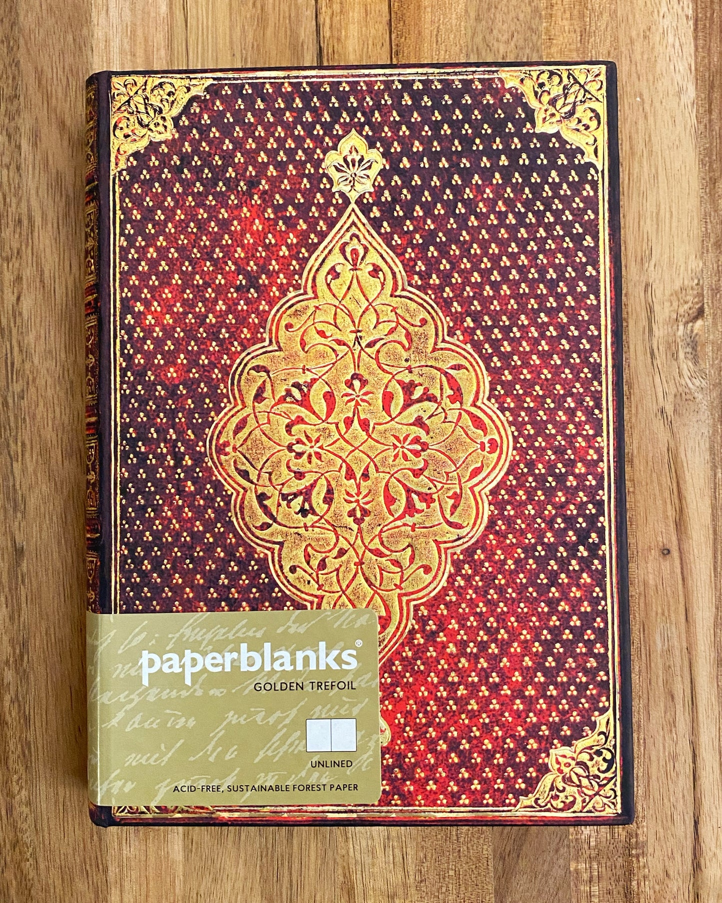 Paperblanks Golden Trefoil Midi