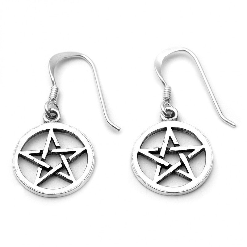 Pentagram øreringer