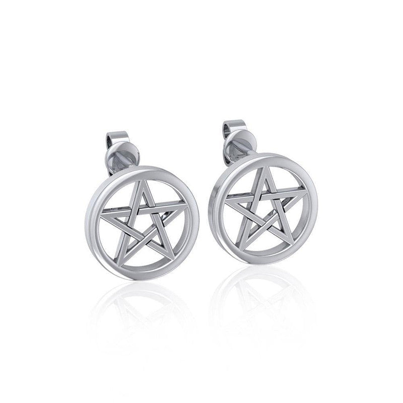 Pentagram øredobber