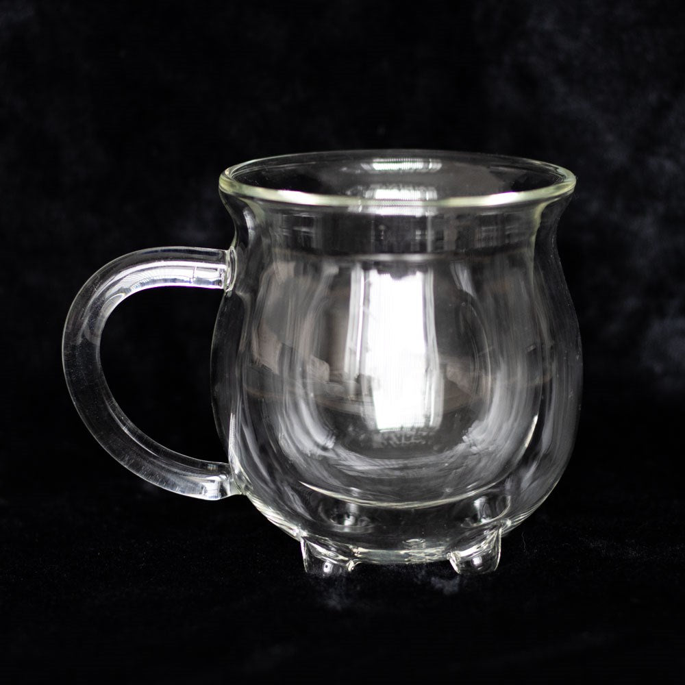 Heksegryte glasskopp med doble vegger