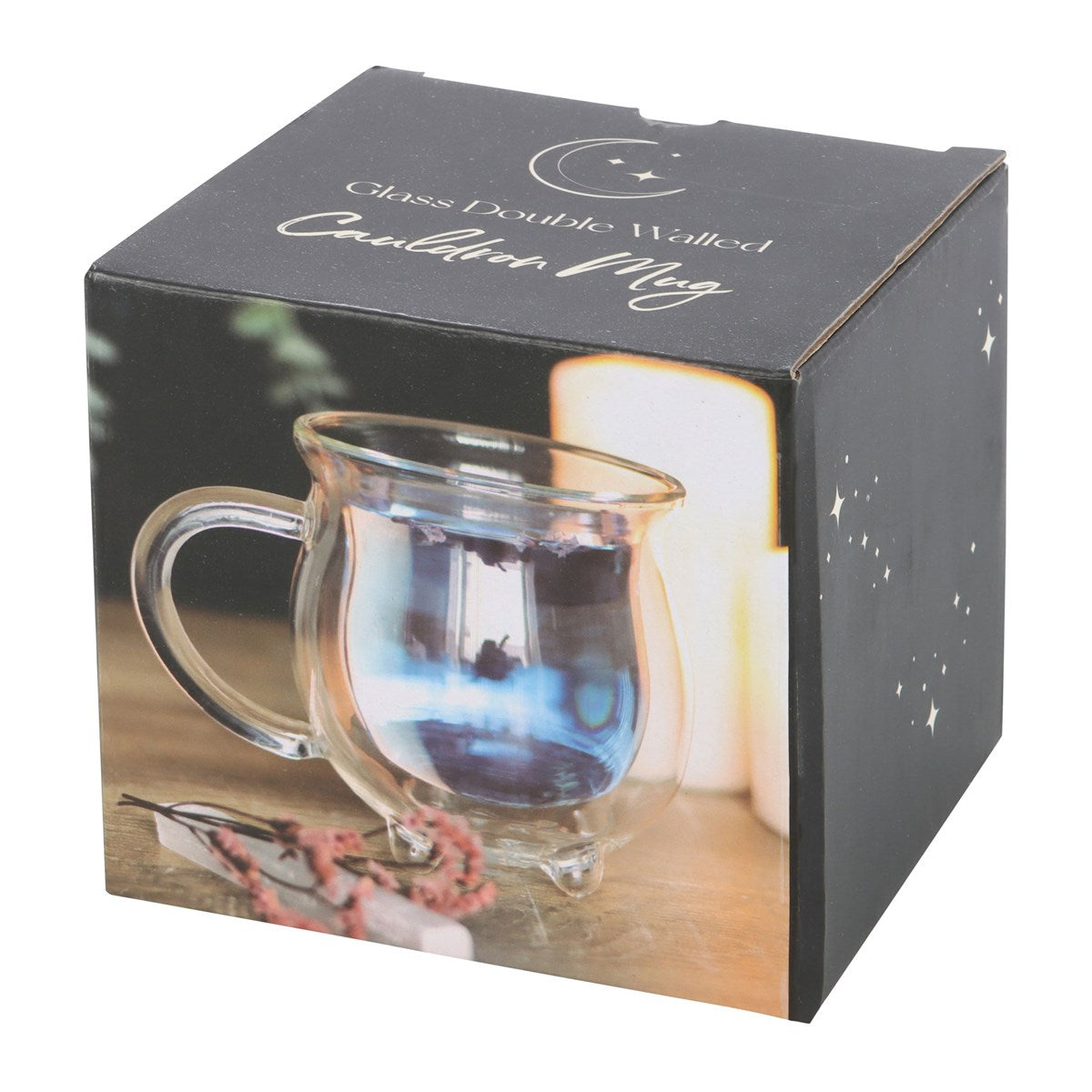 Heksegryte glasskopp med doble vegger