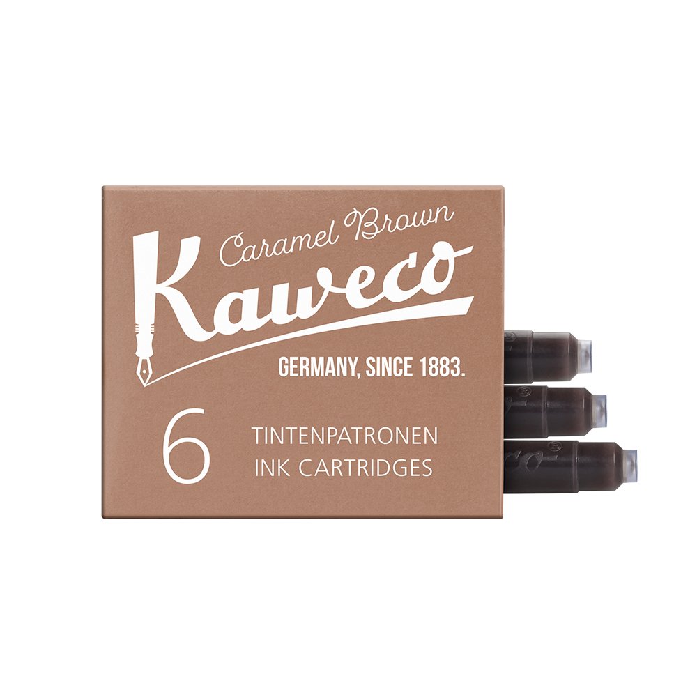 Kaweco Blekkpatron 6stk – Caramel Brown