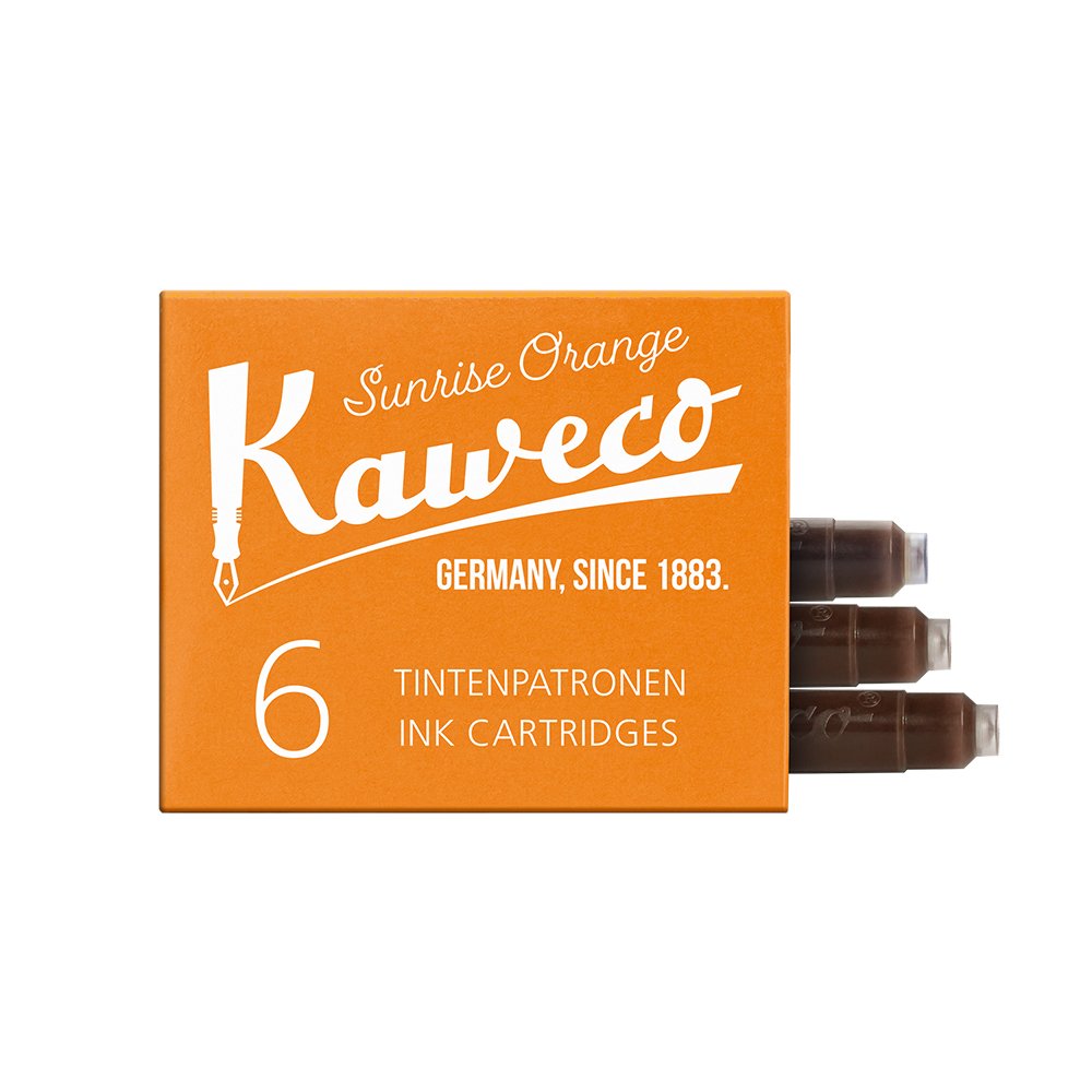 Kaweco Blekkpatron 6stk – Sunrise Orange