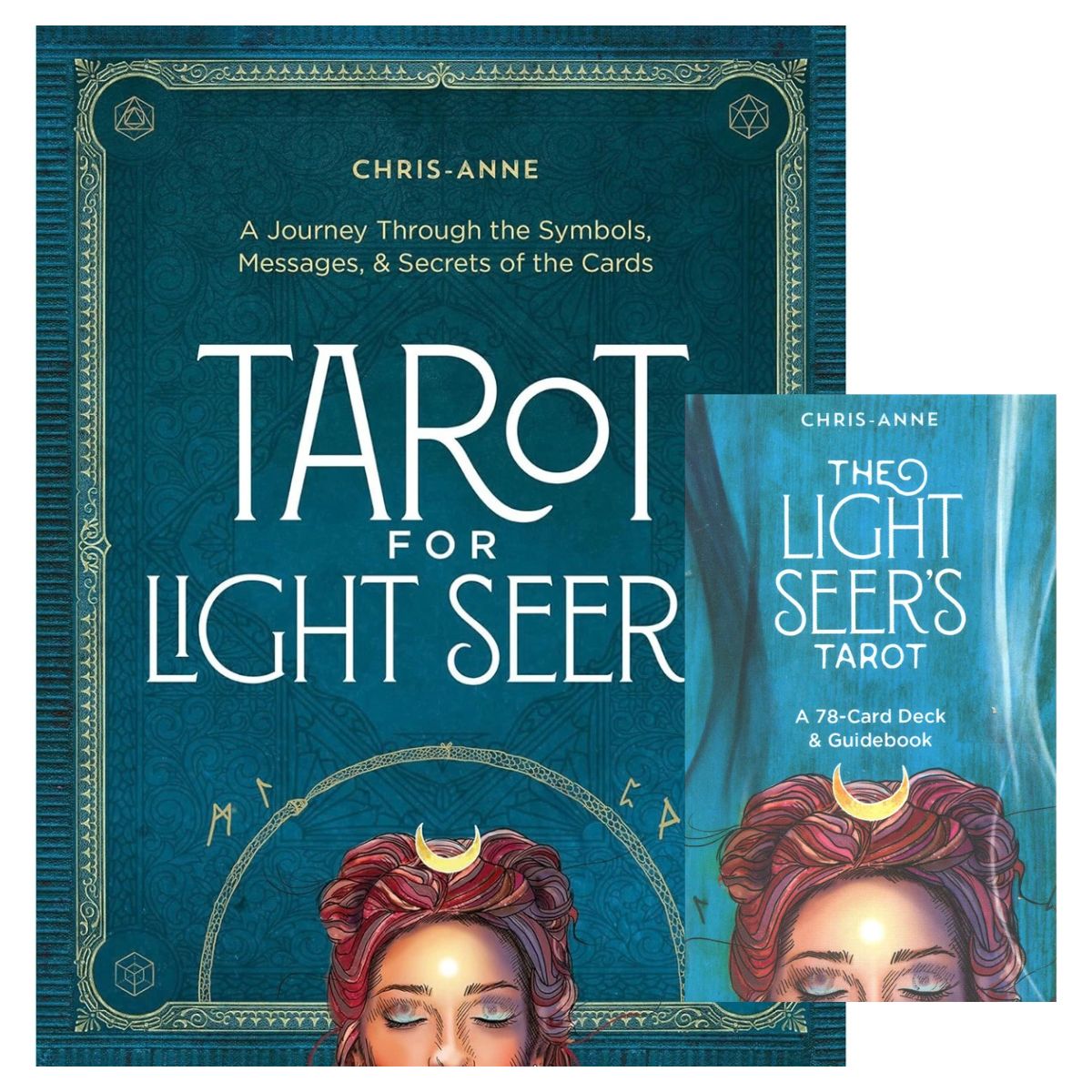Light Seer’s Bundle med tarotkort og bok