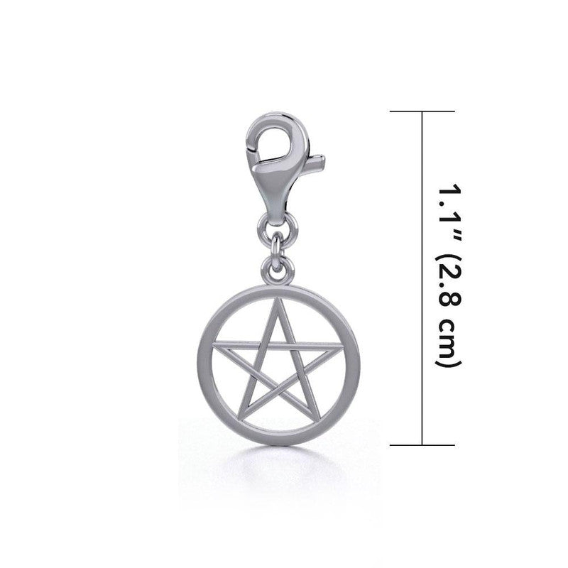 Pentagram charm med klips